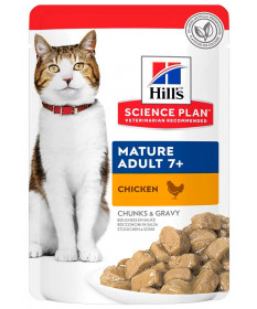 Hill's Science Plan Active Longevity per Gatto Adult e Mature in Teneri Bocconcini da 85g