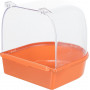Trixie Bagnetto coperto, semicircolare per canarini, cocoriti 