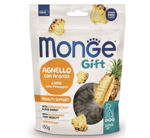 Monge Gift Super "M" per Cani all'Agnello con Ananas da 150 gr