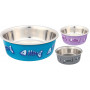 Trixie Ciotola in acciaio inox rivestita per Gatti da 0,25 l/ø 12 cm