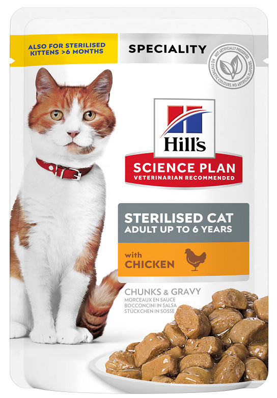 Hill's Science Plan Gatto umido Sterilised Young Adult