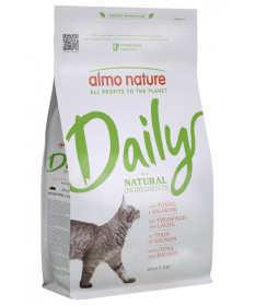 Almo Nature Daily per Gatti con Tonno e Salmone da 1,2 Kg