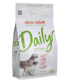 Almo Nature Daily per Cani con Manzo e Riso da 1,2 Kg 