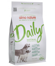 Almo Nature Daily per Cani con Agnello, Pollo e Riso da 1,2 Kg 