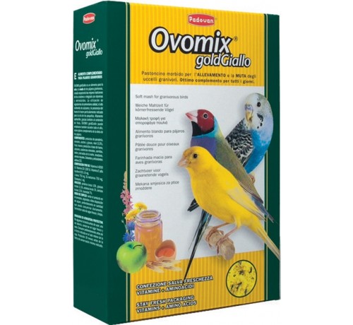Padovan Ovomix Gold Giallo per Uccelli Granivori da 1 Kg