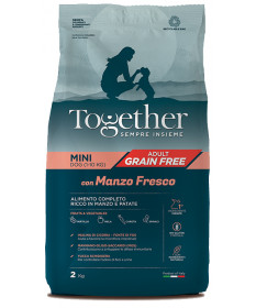 Together per Cani Adult Mini Grain Free con Manzo da 7 Kg 