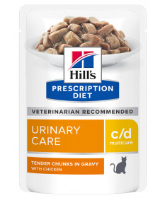 Hill's Prescription Diet C/D Multicare Urinary Care per Gatto con Pollo da 85g