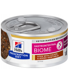 Hill's Prescription Diet Gastrointestinal Biome per Gatti con Spezzatino al Pollo e Verdure da 82 gr