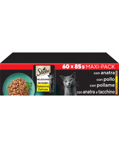 Sheba Selezione in Salsa con Carne per Gatti da 60 bst x 85 gr