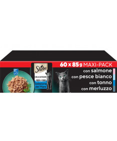 Sheba Selezione in Salsa con Pesce per Gatti da 60 bst x 85 gr