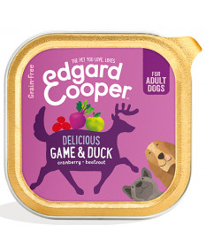 Edgard&Cooper Grain Free con Selvaggina e Anatra per Cani Adult da 150 gr