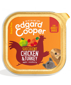 Edgard&Cooper Grain Free con Pollo e Tacchino per Cani Adult da 150 gr