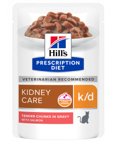 Hill's Prescription Diet k/d Kidney Care per Gatto con Salmone da 85g