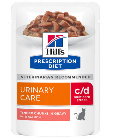 Hill's C/D Urinary Stress per Gatto con Salmone da 85g