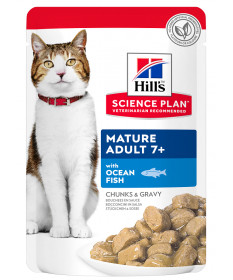 Hill's Science Plan Active Longevity per Gatto Adult e Mature in Teneri Bocconcini da 85g 2