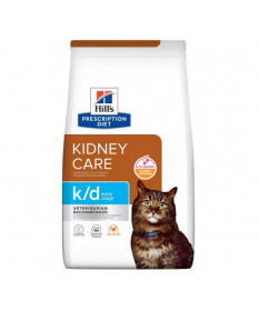 Hill's Prescription Diet K/D Kidney Care Early Stage per Gatti con Pollo da 1,5 Kg 