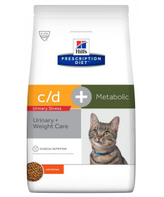 Hill's Prescription Diet Metabolic + Urinary Stress Gatto secco da 1,5 Kg