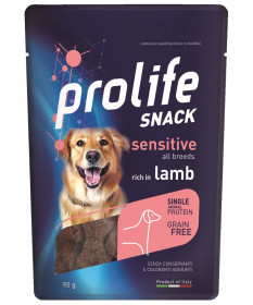 Prolife Snack Sensitive Grain Free per Cani con Agnello da 90 gr