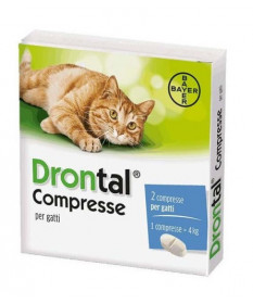 Vetoquinol Drontal per Gatti da 2 cpr