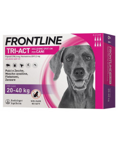 Frontline tri-act Cani 20-40 kg 6 pipette