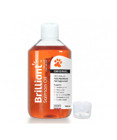 Brilliant Olio di Salmone pure per Cani e Gatti da 100 ml 