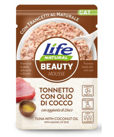 Life Natural Beauty Mousse per Gatti al Tonnetto con Olio di Cocco bst da 70 gr