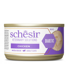 Schesir Veterinary Solutions Diabetic per Gatti Mousse di Pollo da 80 gr