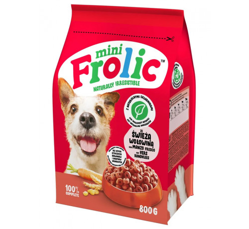 Frolic per Cane Mini con Manzo Fresco da 800 gr