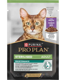 Pro Plan Nutrisavour per Gatto Sterilised con Anatra in salsa da 85gr