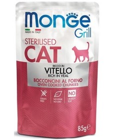 Monge Grill per Gatto Adulto Sterilizzato da 85 Gr