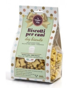 Biscotti La Dolce Vita per Cani al gusto Latte da 350 gr