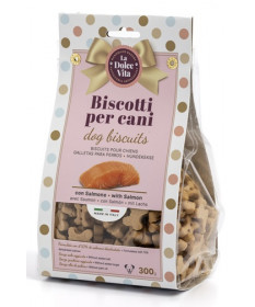 Biscotti La Dolce Vita per Cani con Salmone da 300 gr