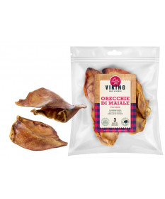 LeoPet Viking Orecchie di Maiale 3 pz per cani da 120 gr