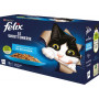 Felix Ghiottonerie Multipack in gelatina con Salmone e Tonno 12 bst da 85 gr