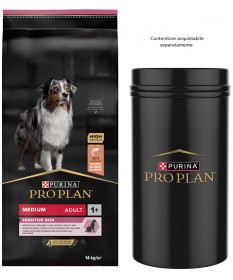 Purina Pro Plan Optiderma per Cani Medium Adult Al Salmone da 14 Kg 