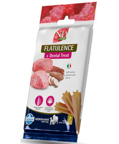Farmina N&D Quinoa Snack Flatulence+Dental Treat per cani Adult M/M con Agnello, Quinoa e Yucca da 7 pz