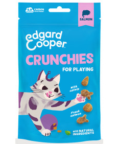 Edgard Cooper Crunchies snack per gatti con Salmone da 50gr