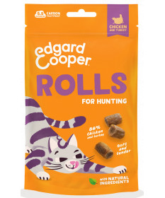 Edgard Cooper Rolls snack per gatti con Pollo e Tacchino da 45 gr