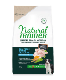 Natural Trainer Selected Quality Nutrition per Cani Adult M/M con Pesce da 2,5 kg