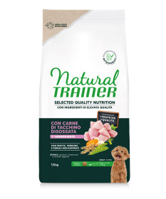 Natural Trainer Selected Quality Nutrition per Cani Adult Mini con Pesce da 1,5 kg