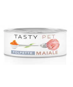 Tasty Pet Polpette al Sugo con Maiale, Pollo, Mela e Zucca per Gatti da 50 gr
