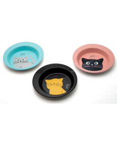 Leopet Ciotola in acciaio inox Kitty per gatti 300 ml