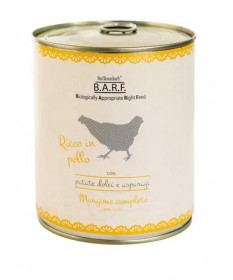 Barf Menù Completo Trito di Pollo per Cani da 400 gr 