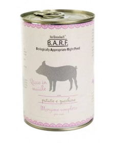 Barf Menù Completo Trito di Maiale per Cani da 800 gr 