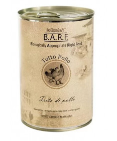 Barf Trito di Pollo per cani e gatti da 400 gr