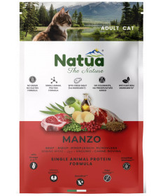 Natua per Gatti Adulti con Manzo da 1,5 Kg
