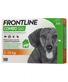 Frontline combo cani piccoli 2-10kg 3 pipette (SCAD 9/25)