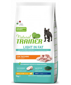 Trainer Natural Light in Fat per Cani Adult Mini con Tacchino da 7 kg 