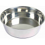 Trixie Ciotola in Acciaio con fondo antiscivolo per Cani e Gatti da 2,5 Lt/24 cm
