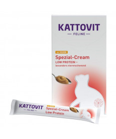 Kattovit Diet Cream Low Protein per gatti con Pollo da 6x15 gr